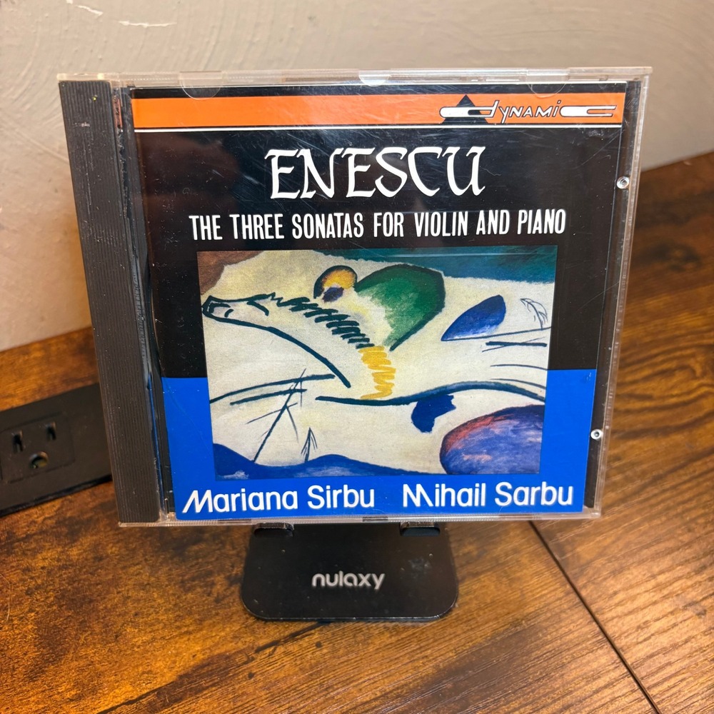 George Enescu Three Sonatas for Violin and Piano Mariana Sirbu Mihail Sarbu CD